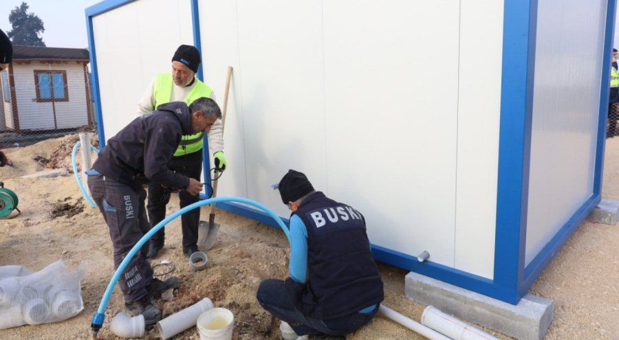 BUSKİ Hatay'da çalışmalarını sürdürüyor