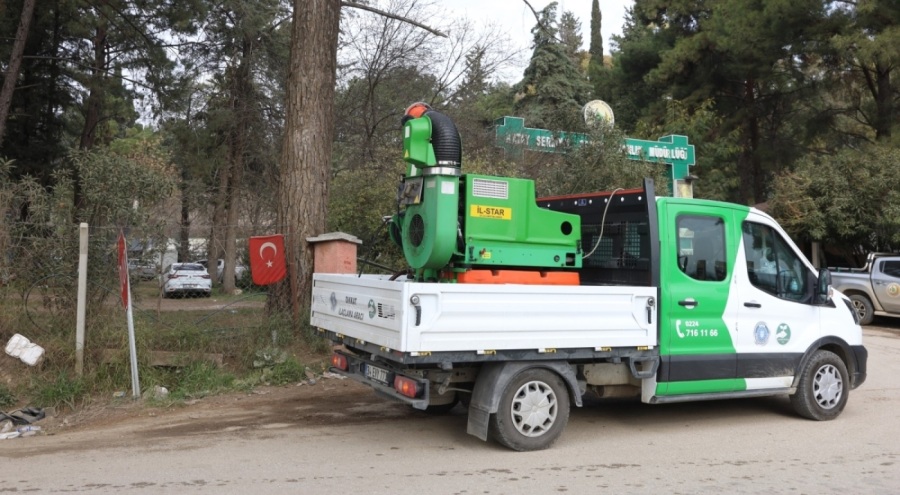 Bursa ekibinden Hatay'da uçkunla mücadele