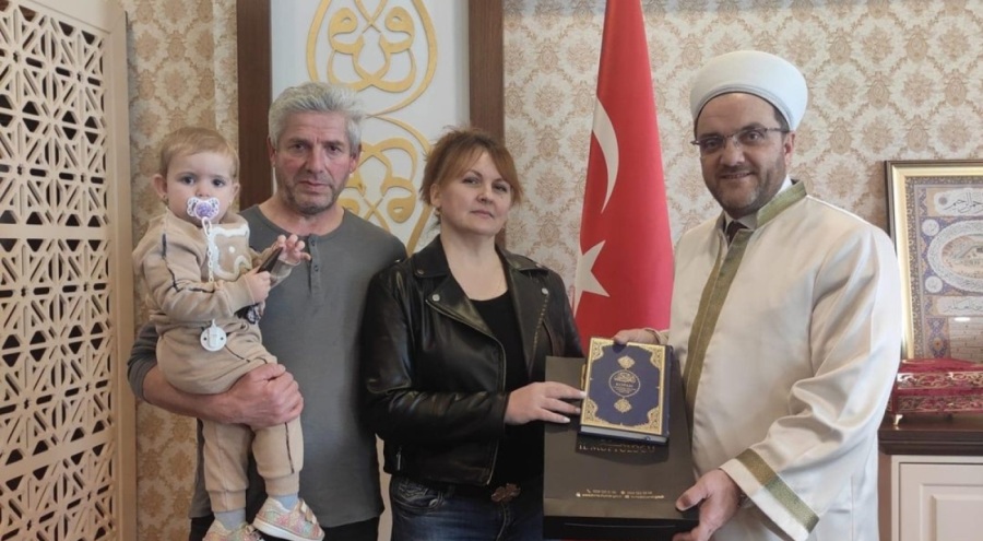 Ukrayna vatandaşı kadın Bursa'da Müslüman oldu