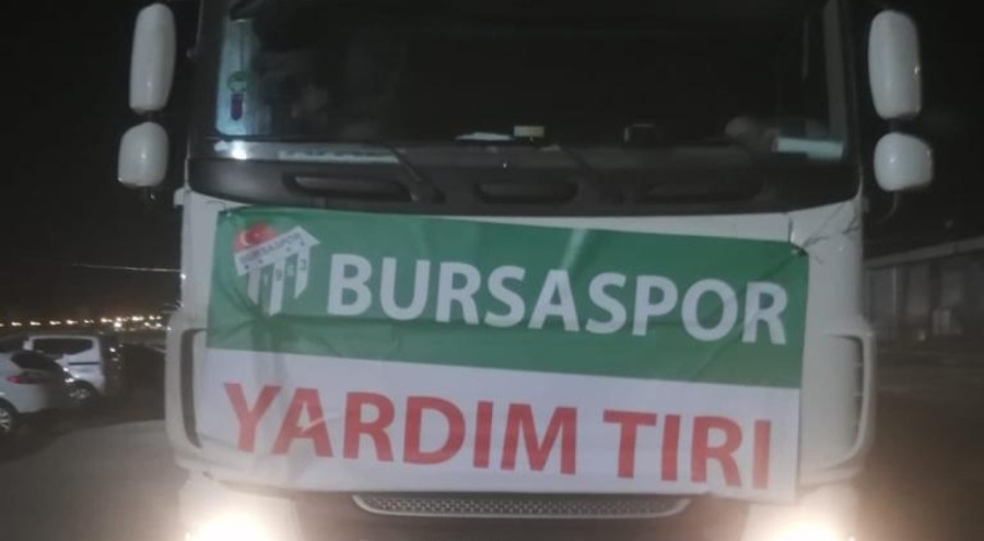 Bursaspor Diyarbakır'a yardım tırı gönderdi
