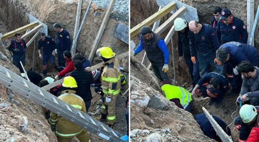 Malatya Havalimanı'nda göçük: 2 işçi hayatını kaybetti