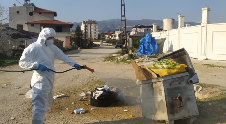 Bursa'dan deprem bölgesine ilaçlama seferberliği