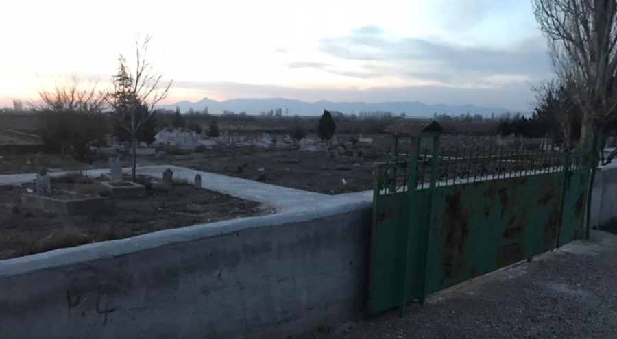 Mezarlıkta bedeninin yarısı toprağa gömülü kadın cesedi bulundu