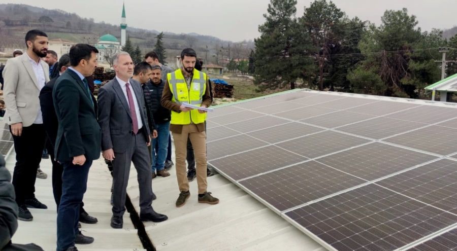 Bursa İnegöl'deki güneş panelleri yılda 1,5 milyon liralık elektrik üretecek