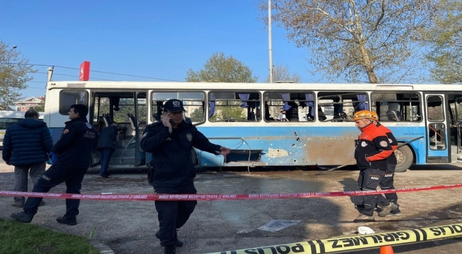 Bursa'da infaz koruma memurunun şehit düştüğü terör saldırısında yeni detay! Patlama anı görüntüleri ortaya çıktı
