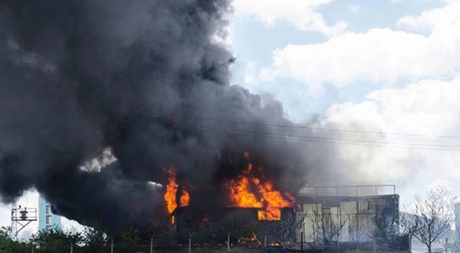 Ankara'da çıkan fabrika yangınında 1 kişi hayatını kaybetti