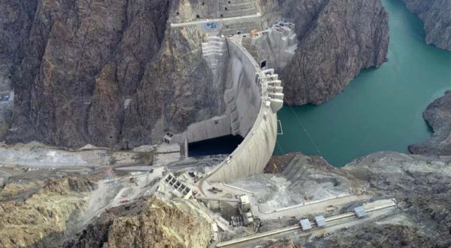 Yusufeli Barajı yükseliyor