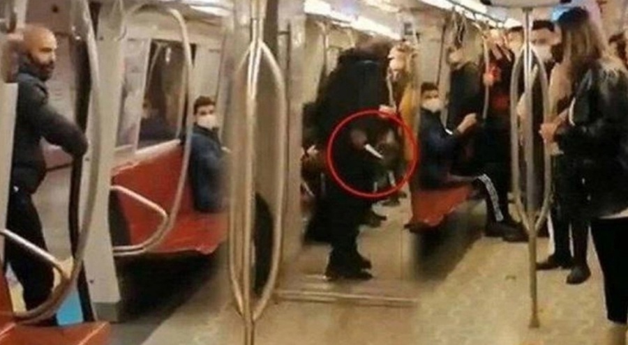 Metrodaki bıçaklı saldırganın cezası 7 yıla indirildi