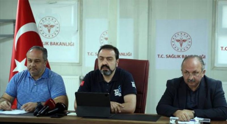 Deprem bölgelerinde salgın hastalık incelemesi:  Burada da bulaşıcı hastalık görüyoruz ki bu doğaldır