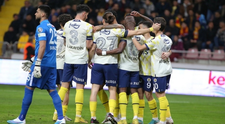 Fenerbahçe, Kayserispor'u 2-1 mağlup etti