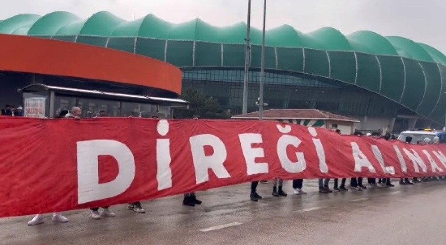 Bursaspor Amedspor maçı öncesi Teksas toplandı