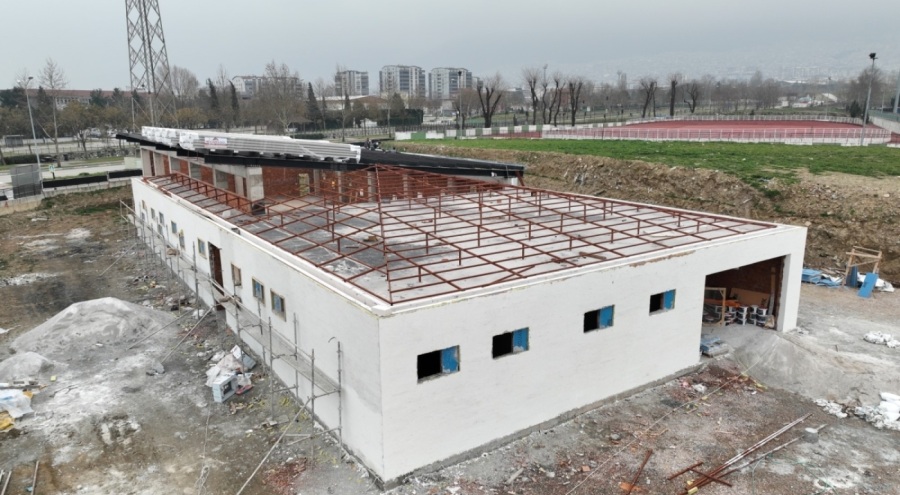 Bursa'da okçuluk salonu inşaatı devam ediyor