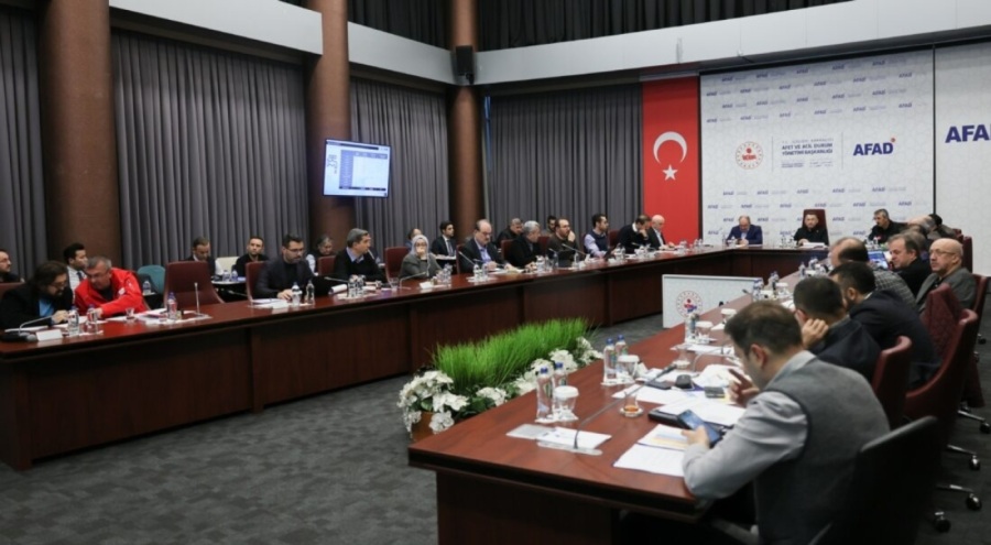 AFAD'da deprem bölgesi için koordinasyon toplantısı
