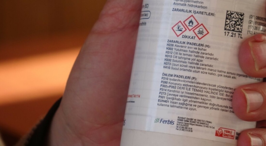 Afet bölgesinde zirai ilaçlar risk taşıyor
