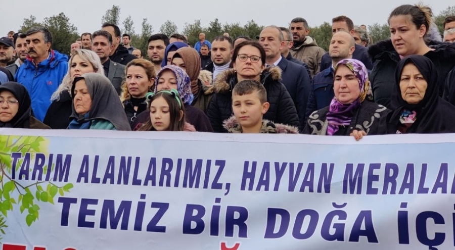 Bursa'da maden ocağı protestosu!