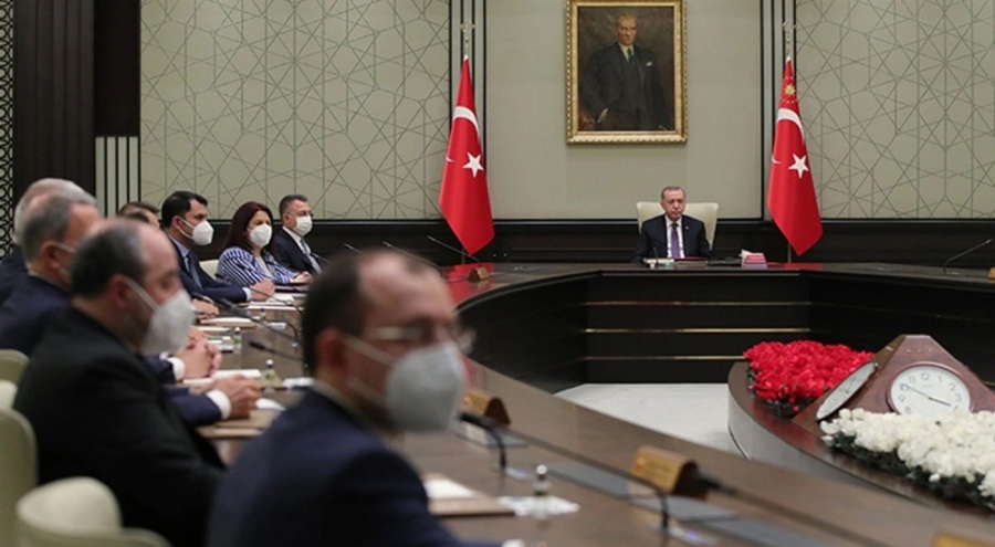 Kabine toplantısı, Cumhurbaşkanı Erdoğan başkanlığında başladı