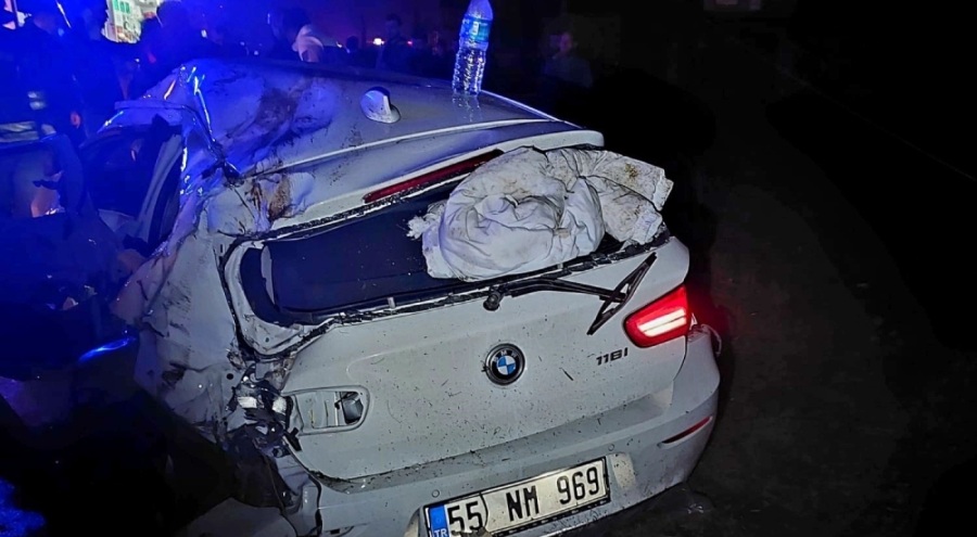 Samsun'da feci kaza: 8 yaralı