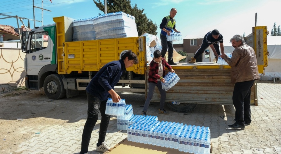 Bursa'dan Hatay'a su desteği