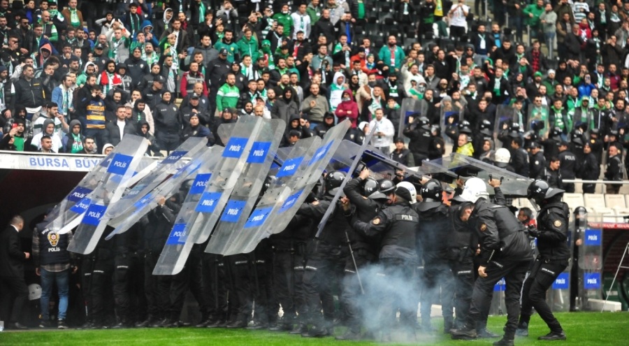 Bursa'da Amedspor maçı sonrası gözaltına alınan 9 kişi serbest kaldı