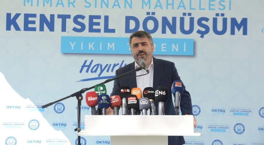 Bursa Mimarsinan kentsel dönüşüm projesinde start verildi