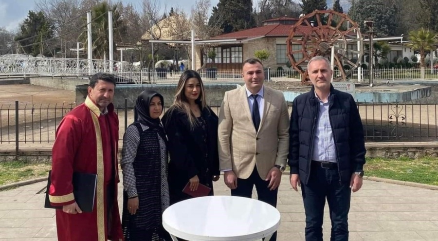 Bursa İnegöllü çift Kahramanmaraş'ta dünya evine girdi