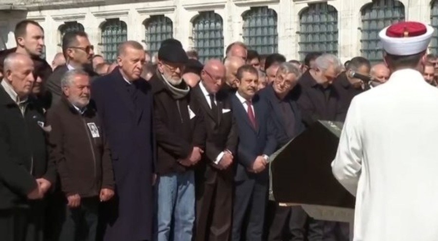 Erdoğan, Kemal Coşkun'un cenazesinde