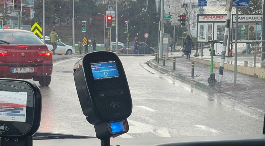 Bursa toplu ulaşımında temassız dönem başladı