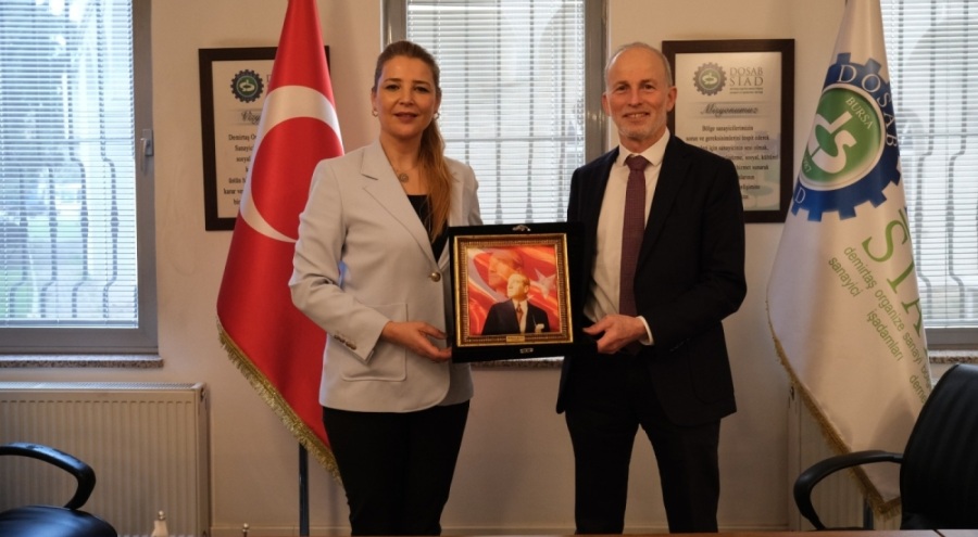 İsrail Başkonsolosu DOSABSİAD'ın konuğu oldu