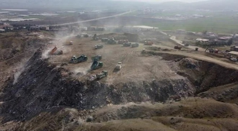 Deprem hafriyatının yol ve kaldırım yapımında kullanılacağı açıklandı