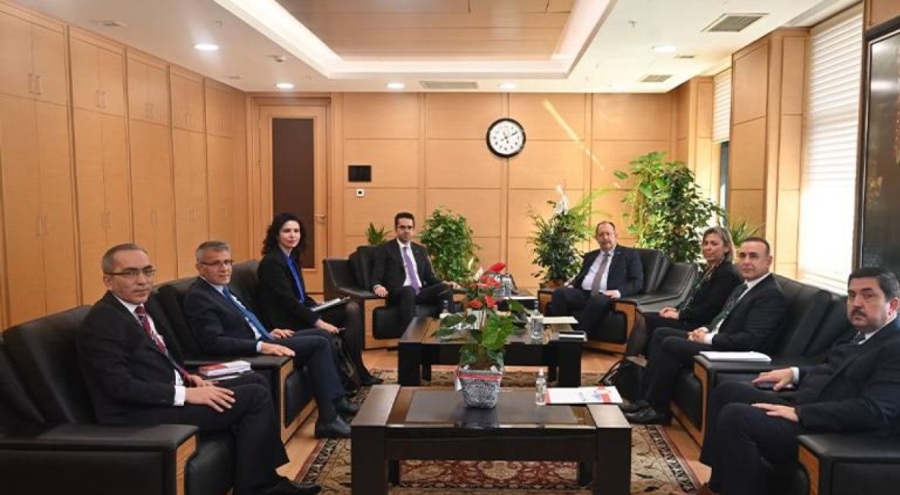 Dışişleri Bakan Yardımcısı, YSK Başkanı ile görüştü