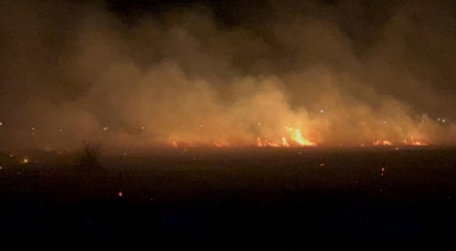 Niğde'de mera yangını