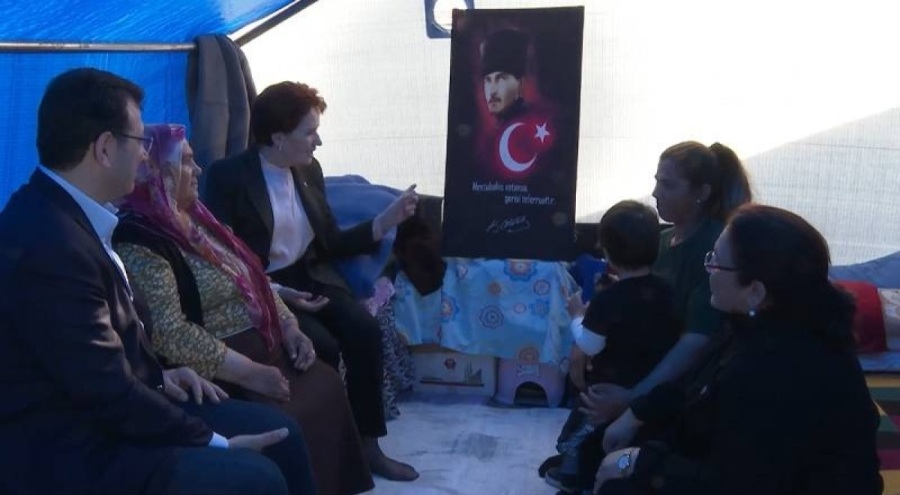 Çadırına Atatürk portresi asan afetzede: Bir Mustafa'mız gittiyse, yerine yeni Mustafa'ları yetiştireceğiz