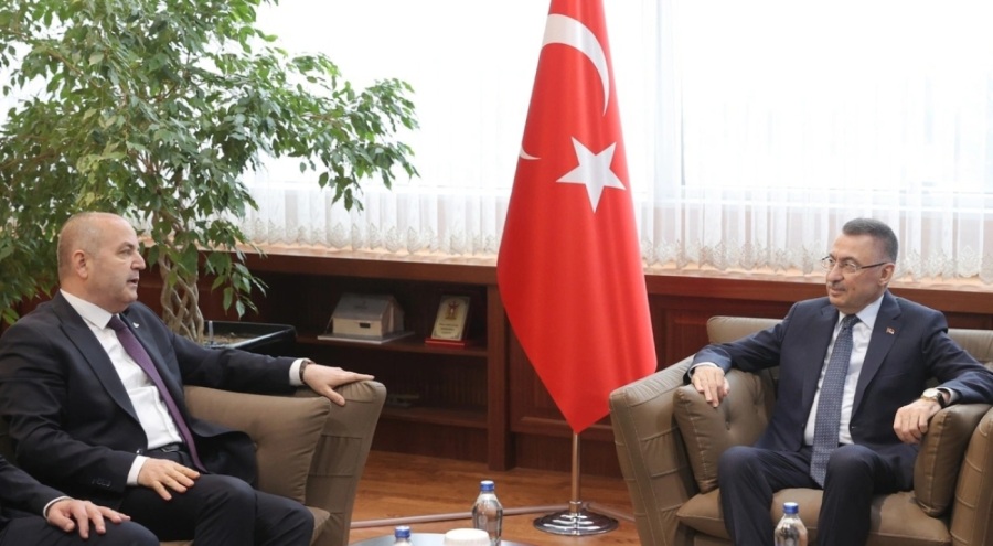 Cumhurbaşkanı Yardımcısı Oktay, Anavatan Partisi Genel Başkanı ile görüştü