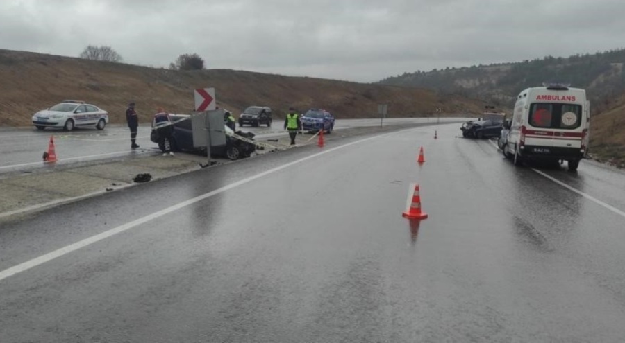 Bursa Yenişehir'de kaza: 1 ölü 3 yaralı