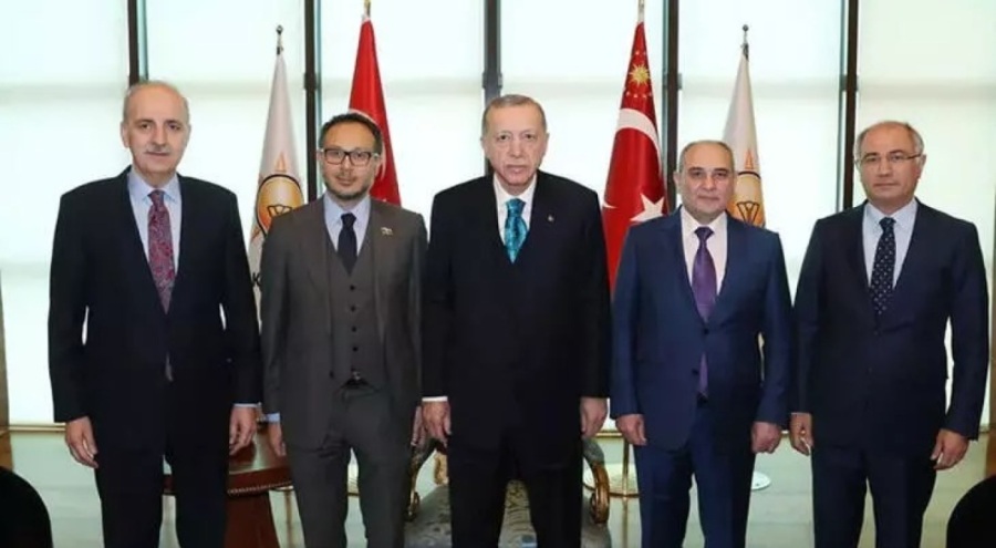 Erdoğan, Yeni Azerbaycan Partisi heyetini kabul etti