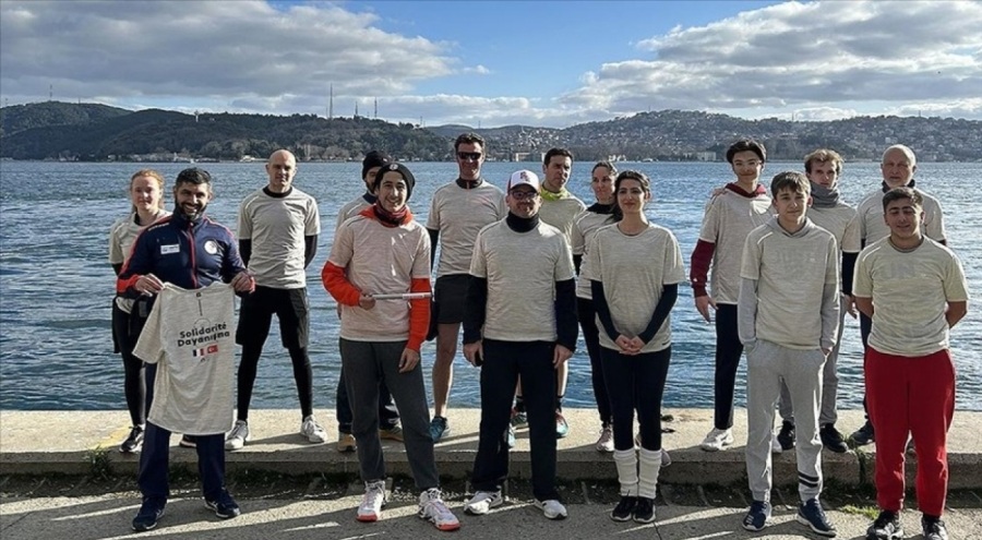 Paris Olimpiyatları için yapılan etkinlik depremzedelere ithaf edildi