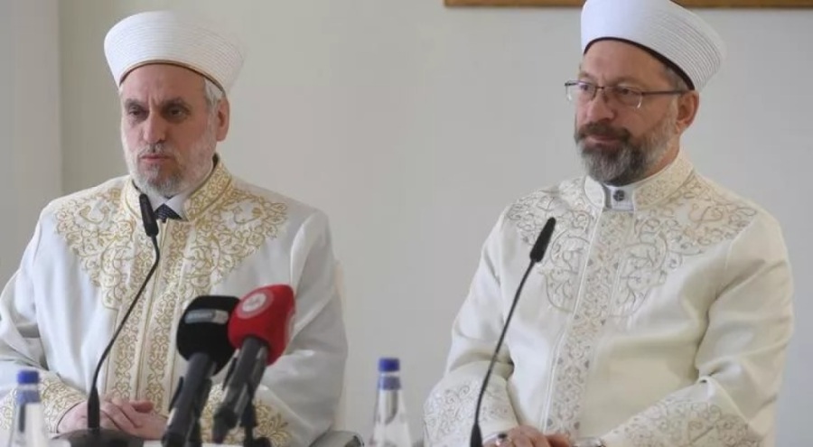 Diyanet İşleri Başkanı Erbaş, Bulgaristan Başmüftüsü ile görüştü