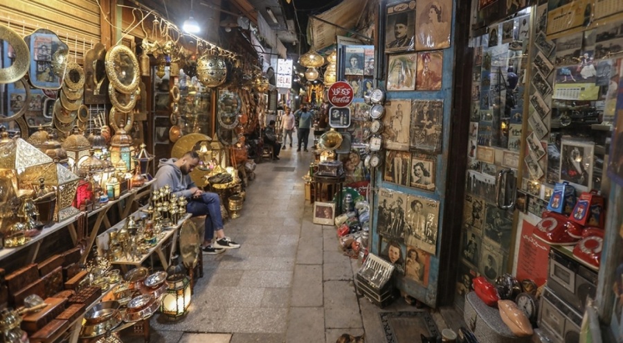 Mısır'ın sembol mekanları ramazan için süslendi