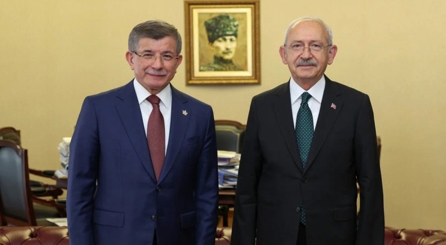 CHP lideri Kılıçdaroğlu, Davutoğlu ile görüştü