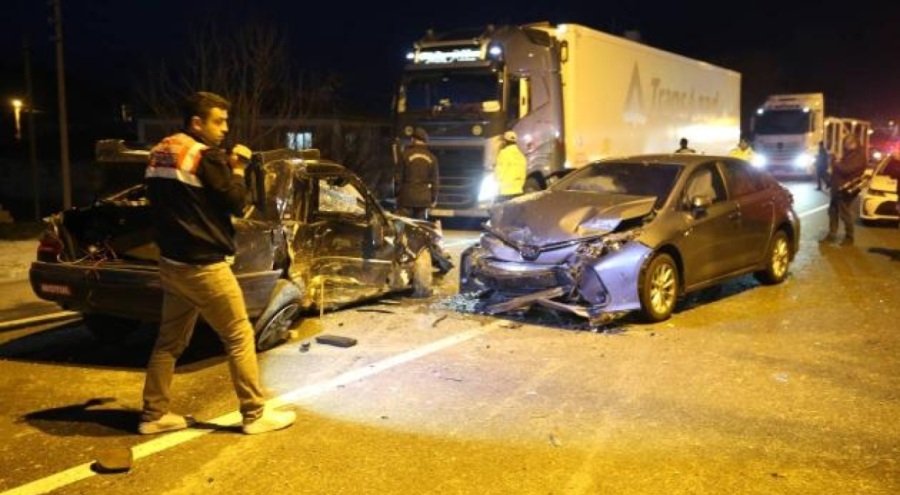 Nevşehir'de zincirleme trafik kazası