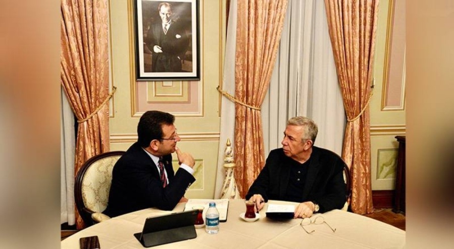 Mansur Yavaş ve Ekrem İmamoğlu aynı karede
