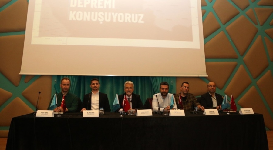 Bursa Nilüfer'de mahalle sakinlerine deprem bilgilendirme toplantısı