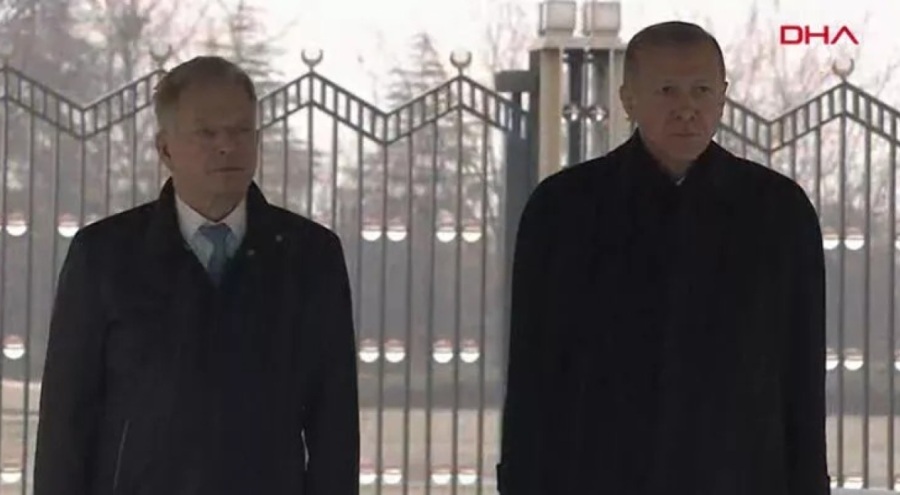 Erdoğan, Niinistö görüşmesi başladı