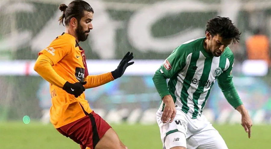 Galatasaray'ın galibiyet serisi Konya'da bitti