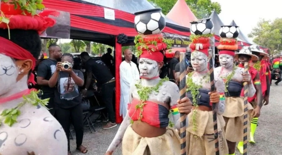 Christian Atsu için Gana'da cenaze töreni