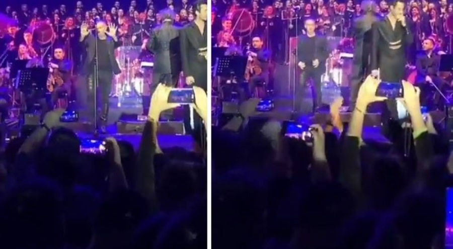 Haluk Levent konserinde 'Hükümet istifa' sloganı!