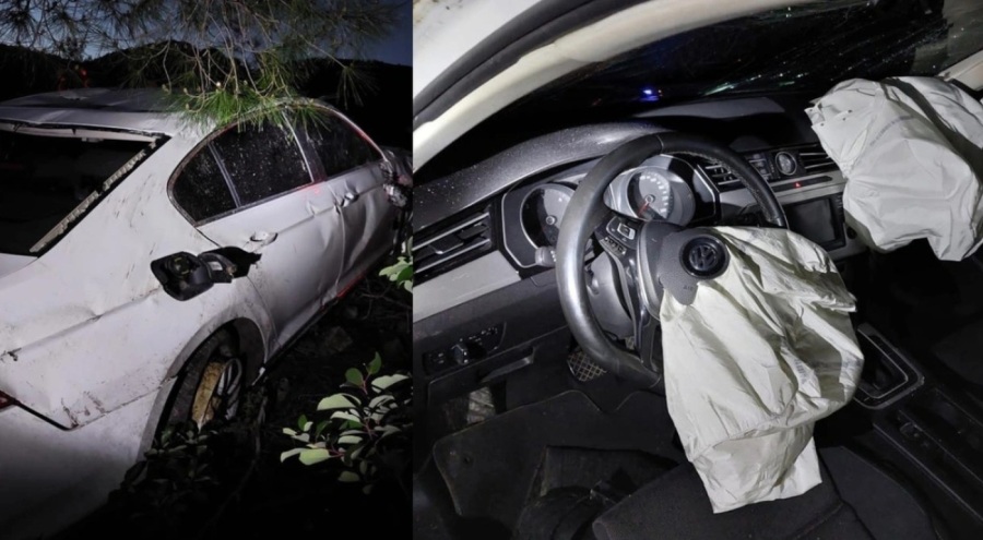 MHP'li başkanlar kaza geçirdi: 2 yaralı