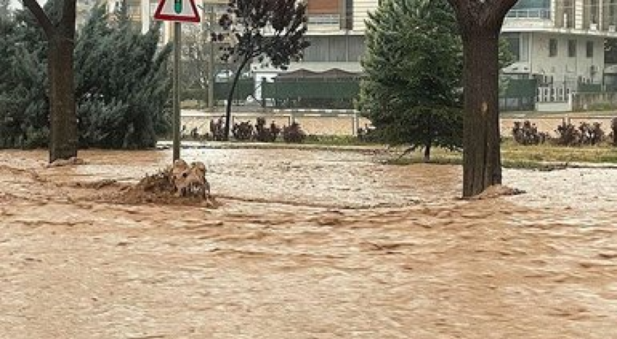Şanlıurfa'da sağanak yağış etkili oldu