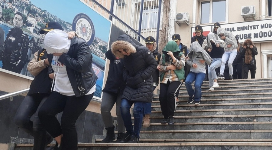 İstanbul'daki fuhuş operasyonunda 10 kadın kurtarıldı