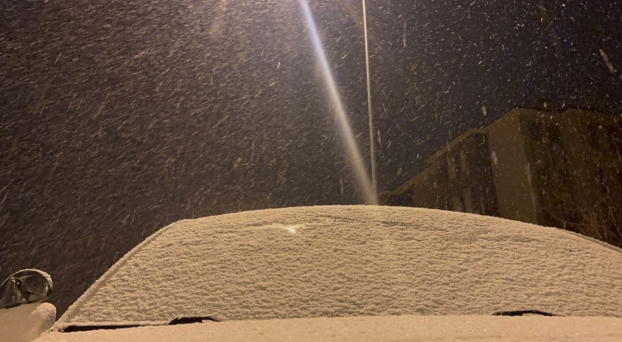 Kars beyaza büründü